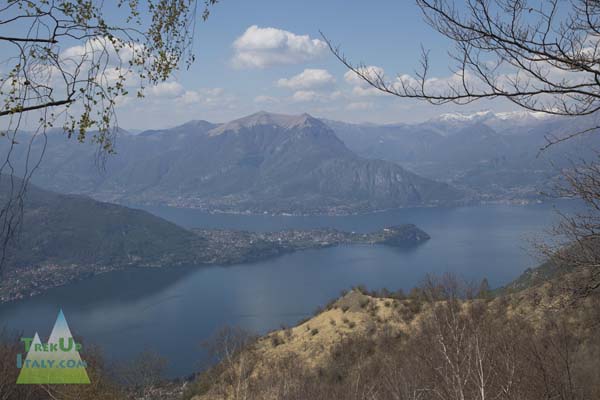 view over como lake