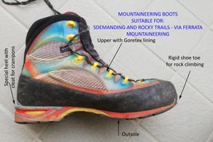 Mountaineering boots