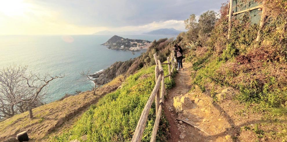 Sestri levante view path
