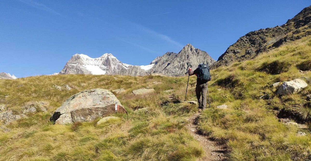 Backpacking in Valmalenco, Lombardy, in Italian Alps with Jason from Australia