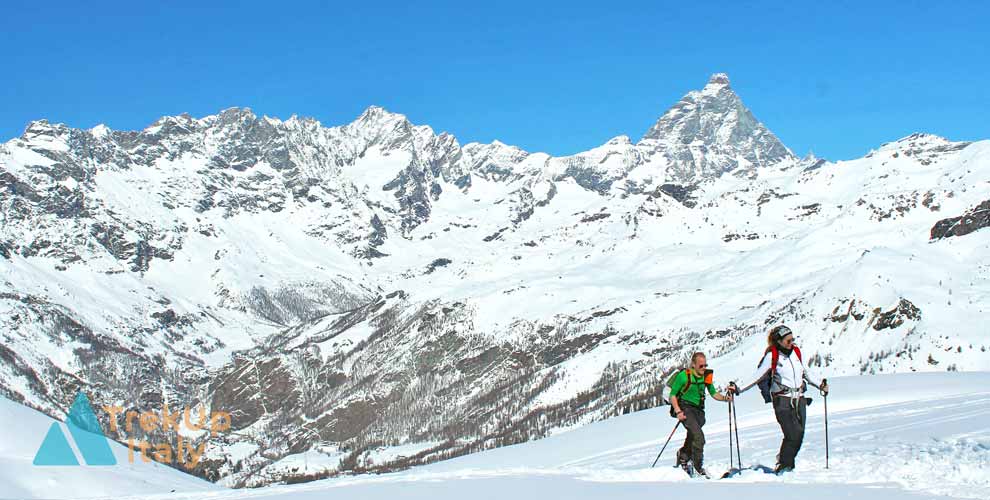 hiking with matterhorn view