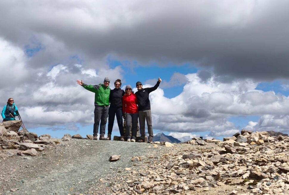backpacking trekking in Aosta on the Glacial High Route